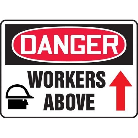 OSHA DANGER SAFETY SIGN WORKERS MEQM234VS